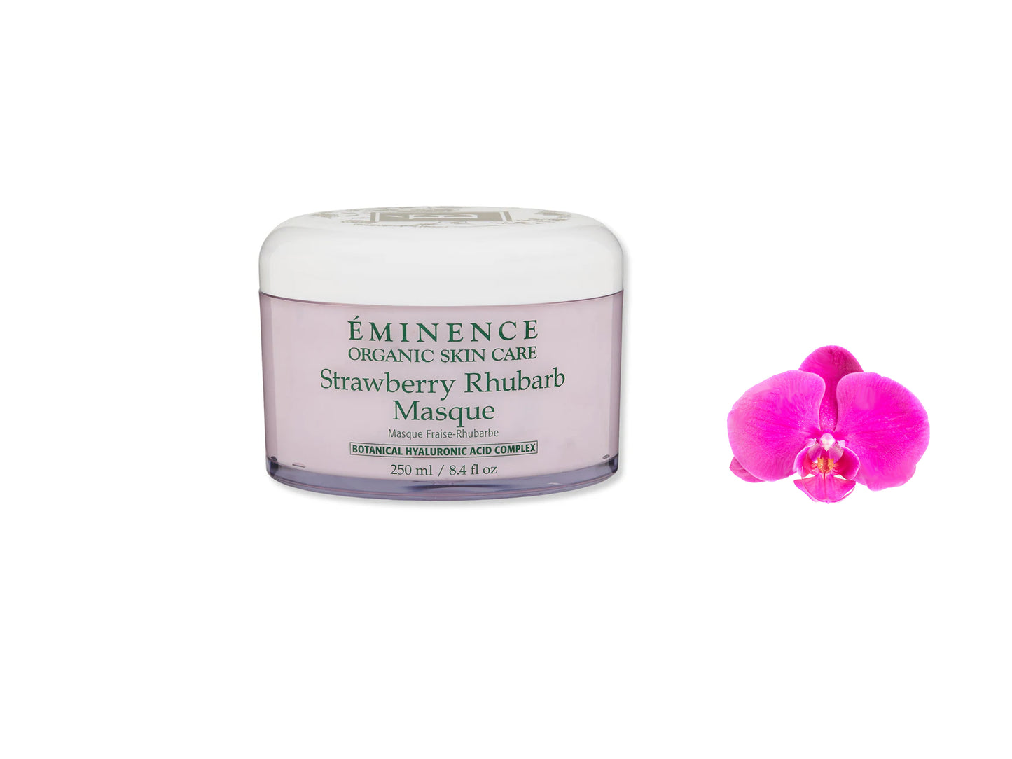 Eminence Strawberry Rhubarb Masque Hyaluronic 8.4oz / 250ml Normal Dry Skin