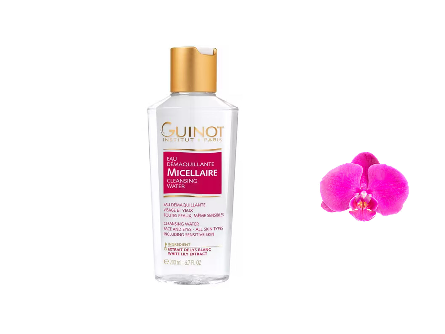 Guinot Instant Cleansing Water Eau Demaquillante 200ml / 6.7oz Micellaire