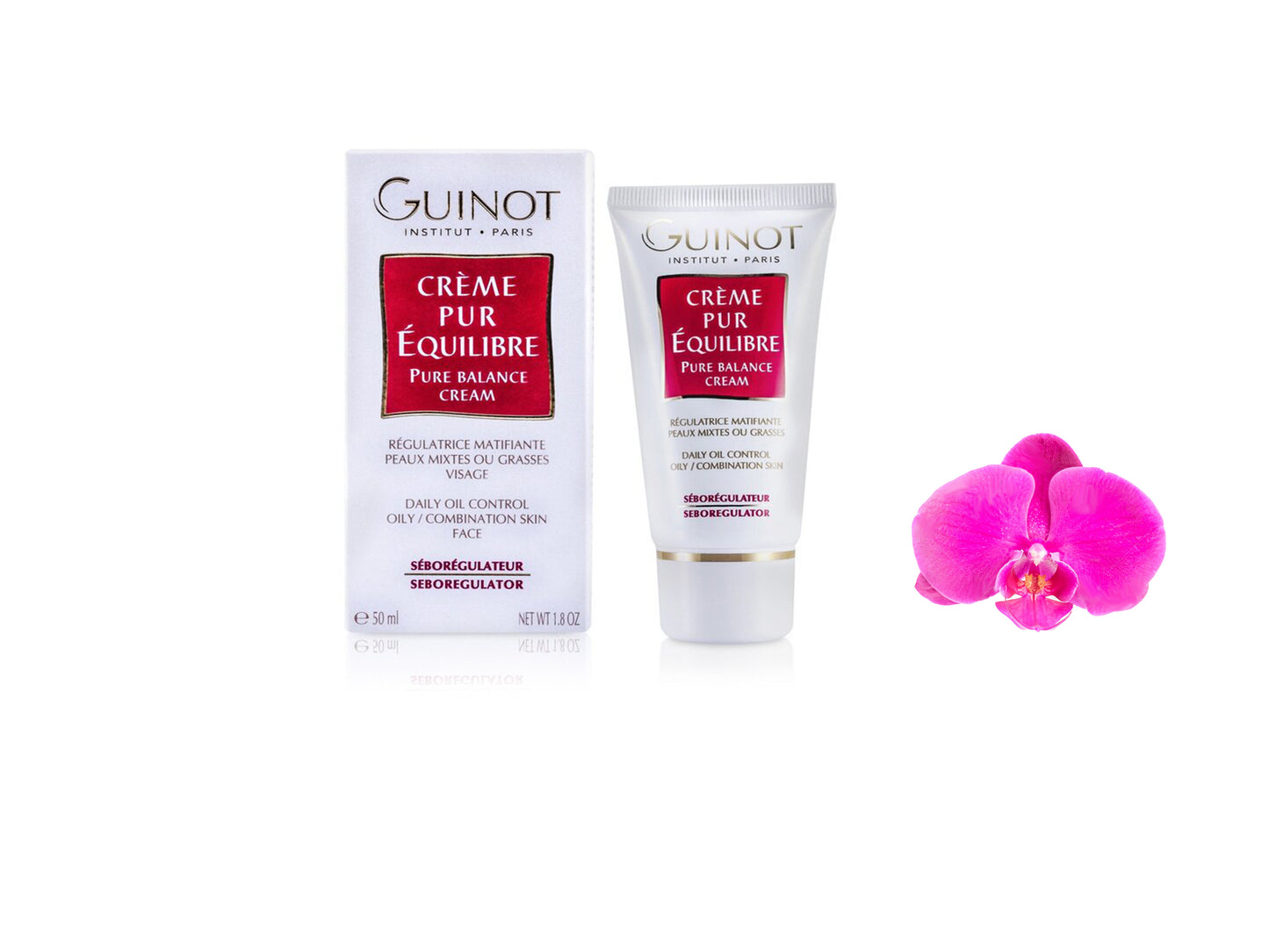 Guinot Pure Balance Cream Creme Oily Skin 100ml / 3.4oz Prof