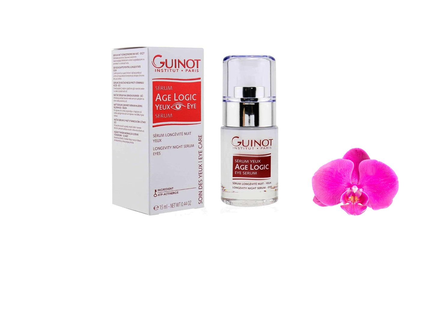 Guinot Time Logic Age Serum Yeux Eye Contour Atp 15ml / 0.5oz Actinergie