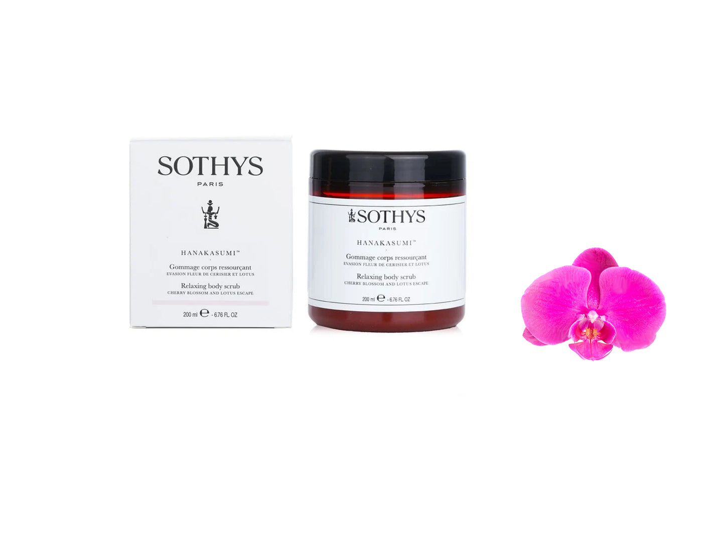 Sothys Relaxing Body Scrub 200ml / 6.76oz Cherry Blossom Lotus Escape