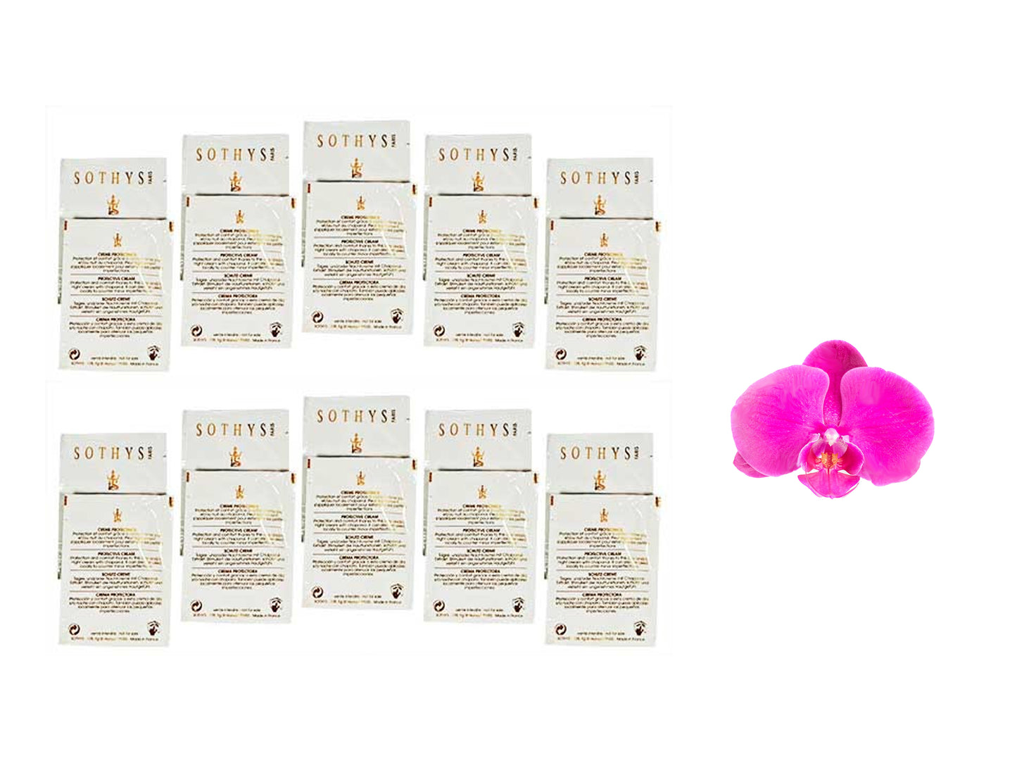 Sothys Face Care with Helianthus and Rosemary 10 samples Brand New