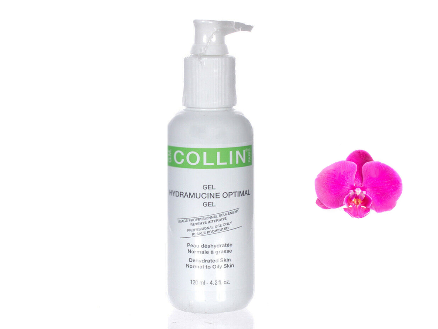 GM G.M. Collin Hydramucine Optimal Gel 120ml / 4.1oz Normal-Oily Skin Prof