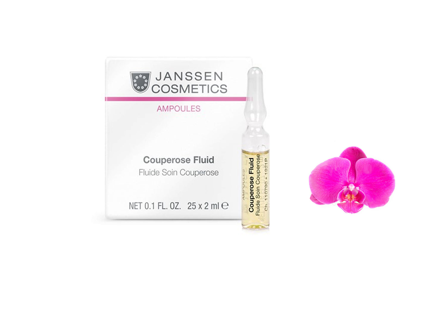 Janssen Couperose Fluid - Fluide Soin Couperose 25 Ampoules (2ml each) Brand New