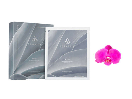 Cosmedix Bio Cellulose Mask Set Radiant Rejuvenating Sheet Mask Set 4 Face Masks 10ml each