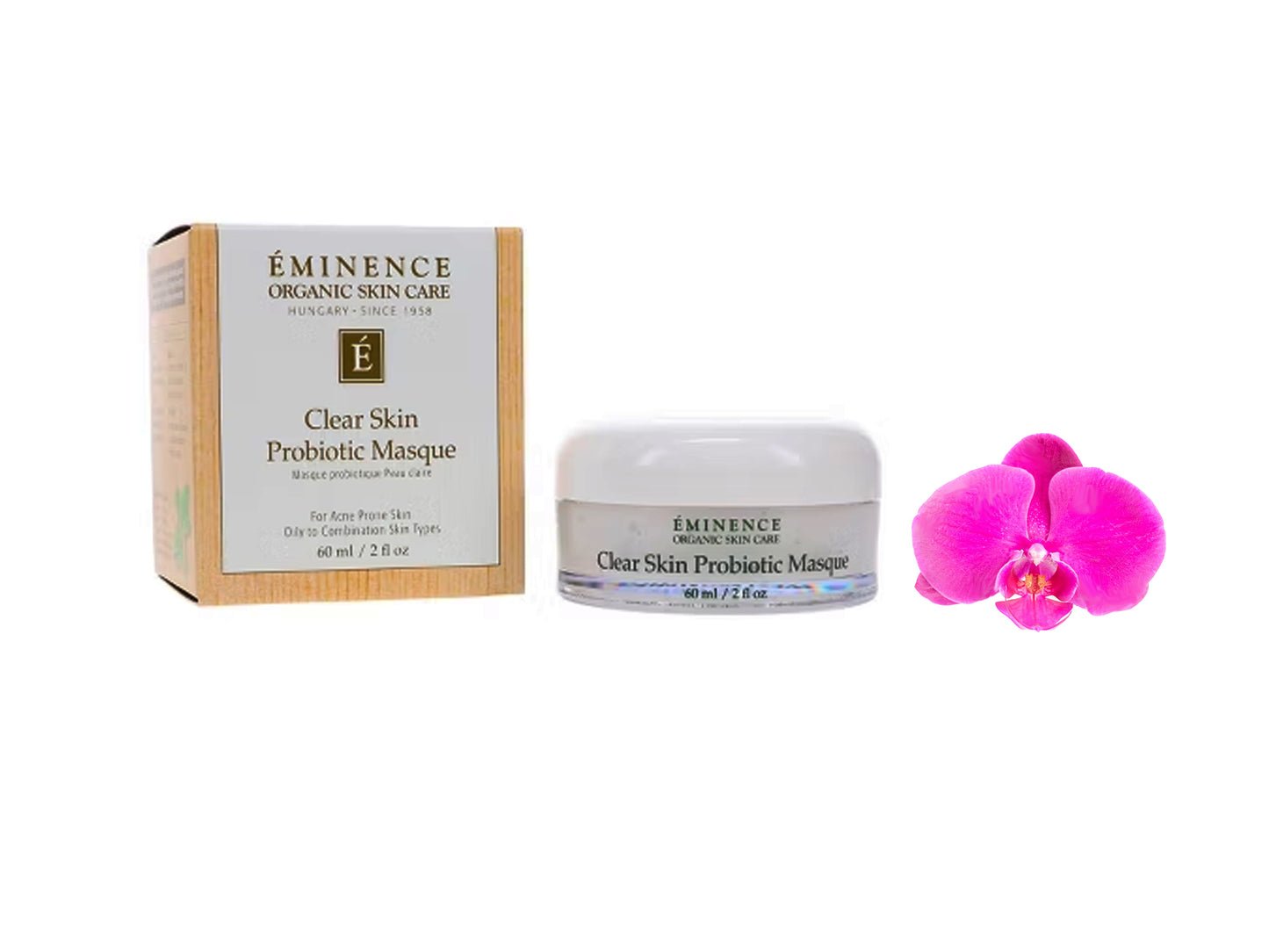 Eminence Organics Clear Skin Probiotic Masque 60ml / 2oz  Brand New