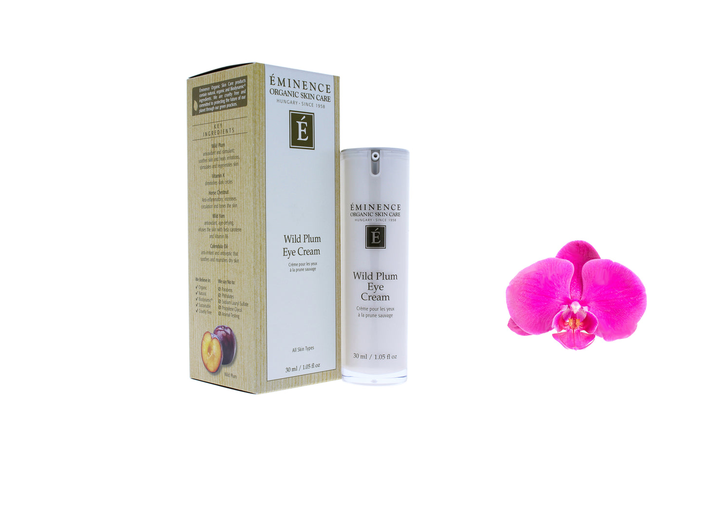 Eminence Wild Plum Eye Cream 30ml / 1.05oz New Same Day Ship