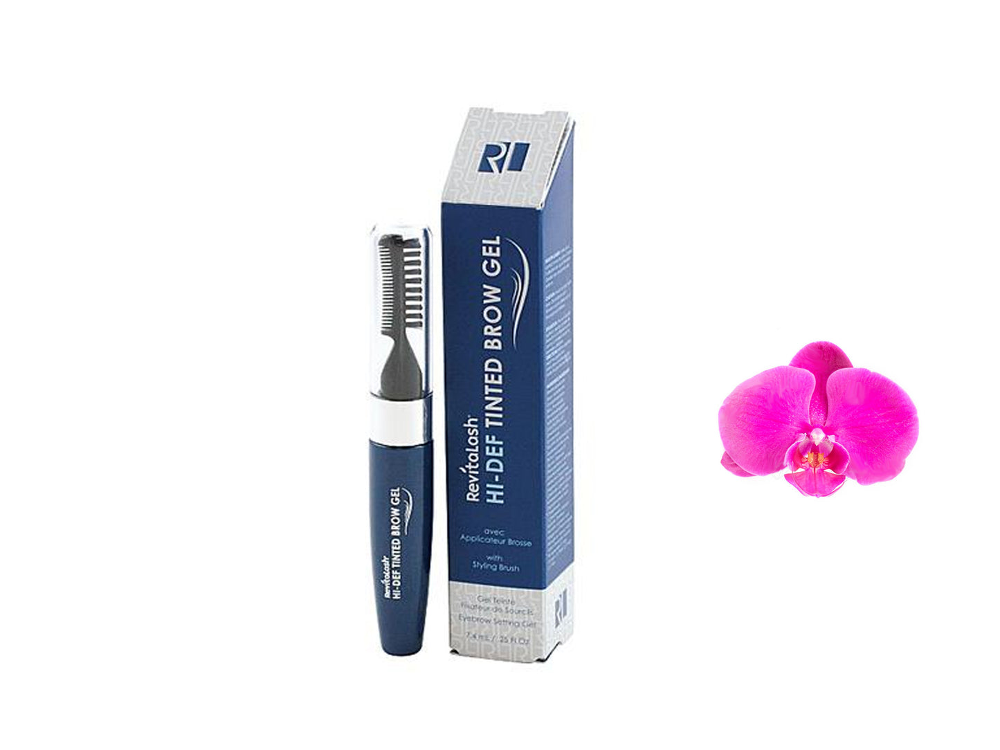 Revitalash Tinted Brow Setting Gel With Brush 0.25oz / 7.4ml  Hi Def