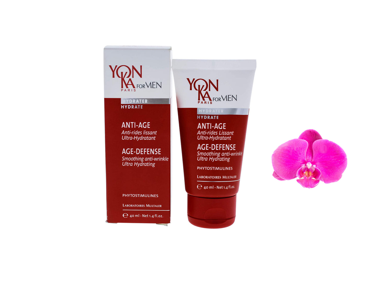 Yonka For Men Age Defense Ultra Hydrating 40ml / 1.4oz Fresh New