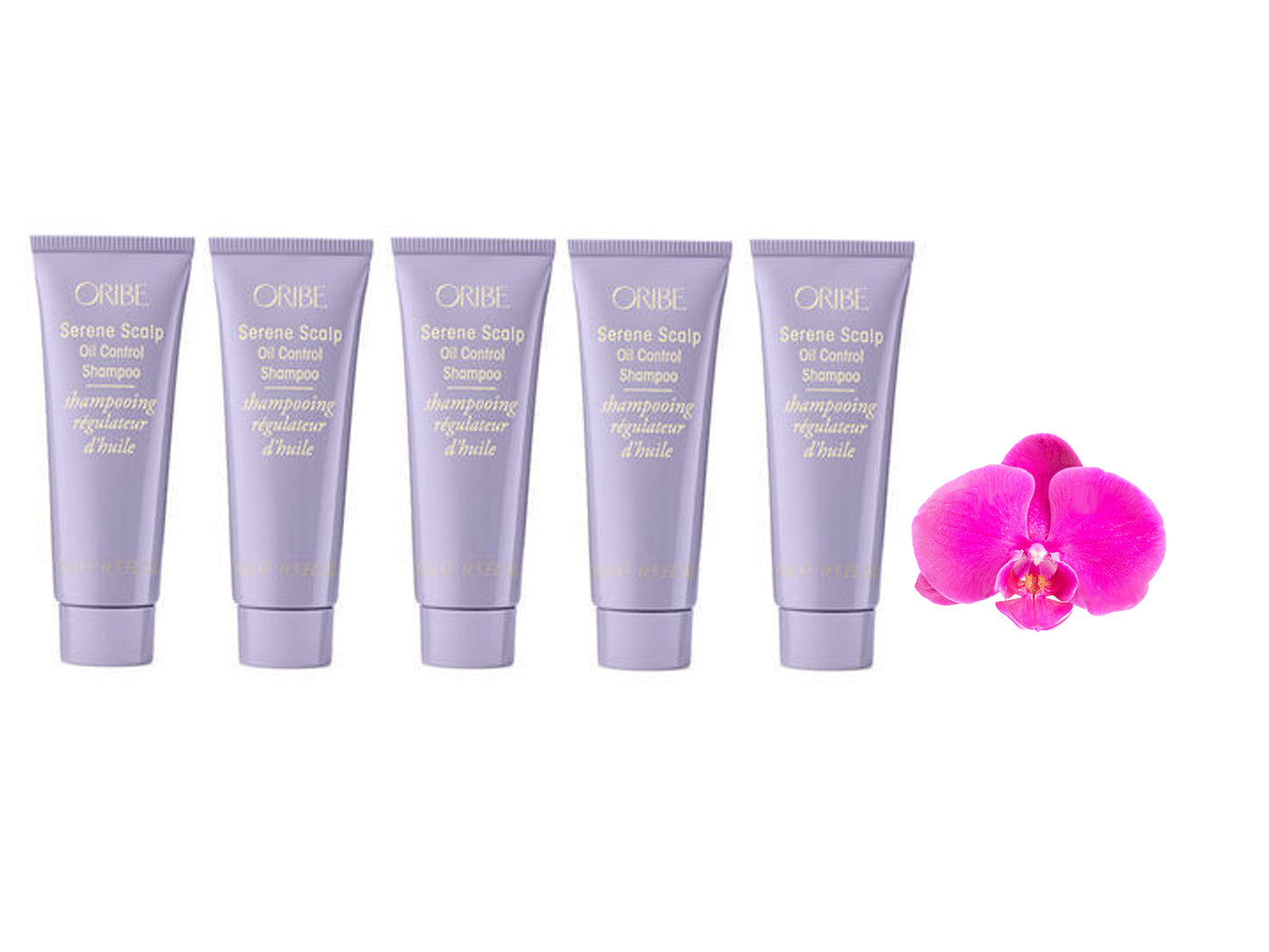 Oribe Serene Scalp Oil Control Shampoo 15ml / 0.5oz x 5 Tubes 